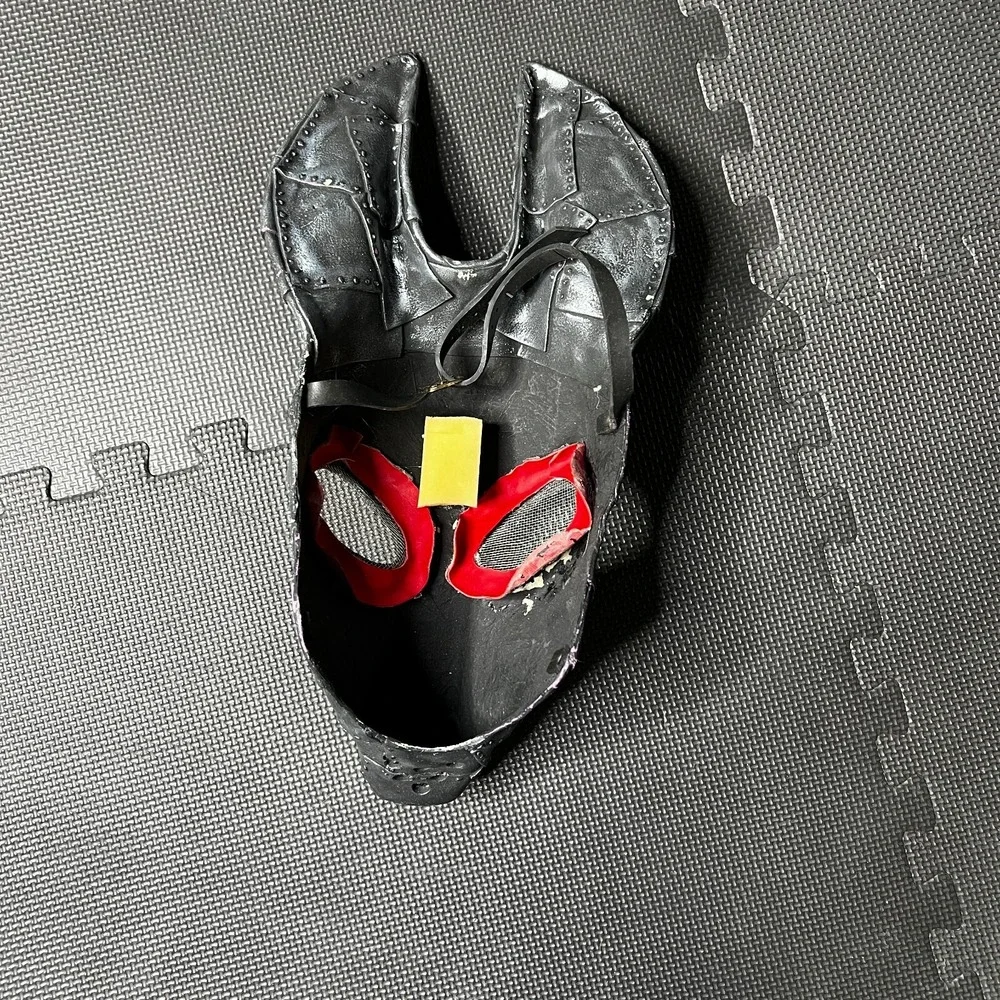 Burning Man Steampunk Jackal Mask‎ Handcraft Patchwork Metal Horror Cosplay Prop